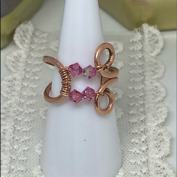 Handmade copper ring - Picture 2 of 5